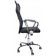 Крісло офісне на колесах Bonro Manager чорне (2 шт) (47000010) - зображення 3