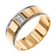 Обручальное кольцо Diamant к2629 (456082) 18.5 - изображение 1
