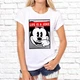 Жіноча футболка з принтом, Swag Mickey Mouse (Міккі Маус) "Life is a joke" Push IT, XXL - зображення 1