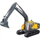 Спецтехника Bburago Экскаватор Volvo EС220Е серии Construction 1:50 (18-32086) - изображение 1
