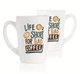 Набор кружек Luminarc New Morning Life Is Short 2 шт 320 мл (P5145) - изображение 3
