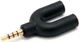 Переходник ExtraDigital mini jack 3.5 мм - 2 Jack F 3.5 мм (микрофон+наушники) (KBV1741) - изображение 2