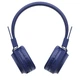 Беспроводные Bluetooth наушники Hoco W25 Promise (Bluetooth, AUX, A2DP, AVRCP, HSP и HFP) - Синий - изображение 2