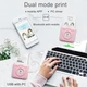 Мобильный Bluetooth мини термопринтер PeriPage A6, карманный для смартфона, Розовый - изображение 4