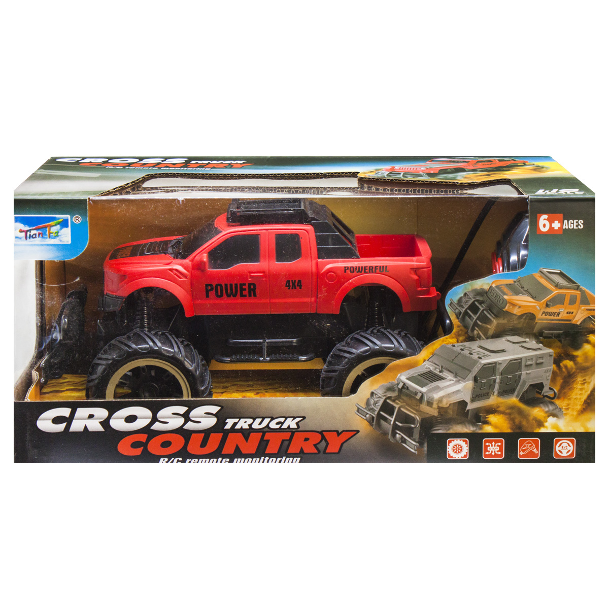 

Машинка на радиоуправлении Ford F-150 красная Tian Fa (666-105B) (116400)