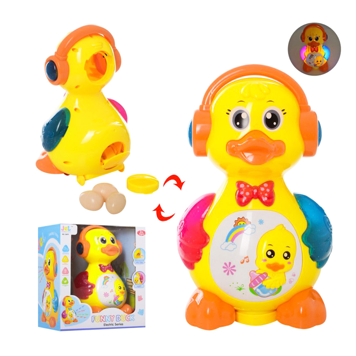

Музыкальная игрушка Уточка Jiaerle Toys (0619) (112993)