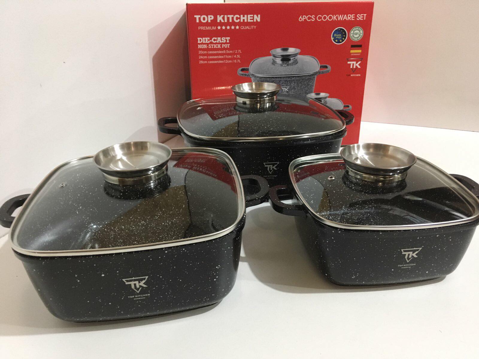 

Набор посуды с мраморным покрытием Top Kitchen TK25 6 предметов