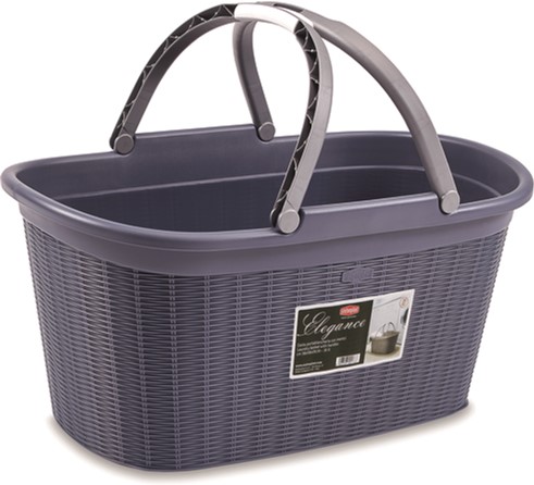 

Корзина Stefanplast Elegance с ручками 35 л Синее