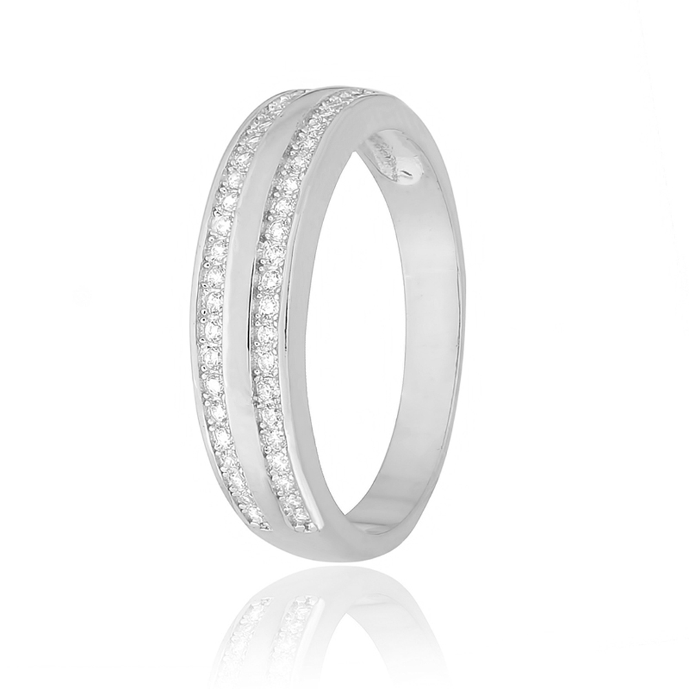 

Серебряное кольцо Silvex925 15.5 мм с фианитом (вес 2.1 г) модели КК2Ф/225-Б