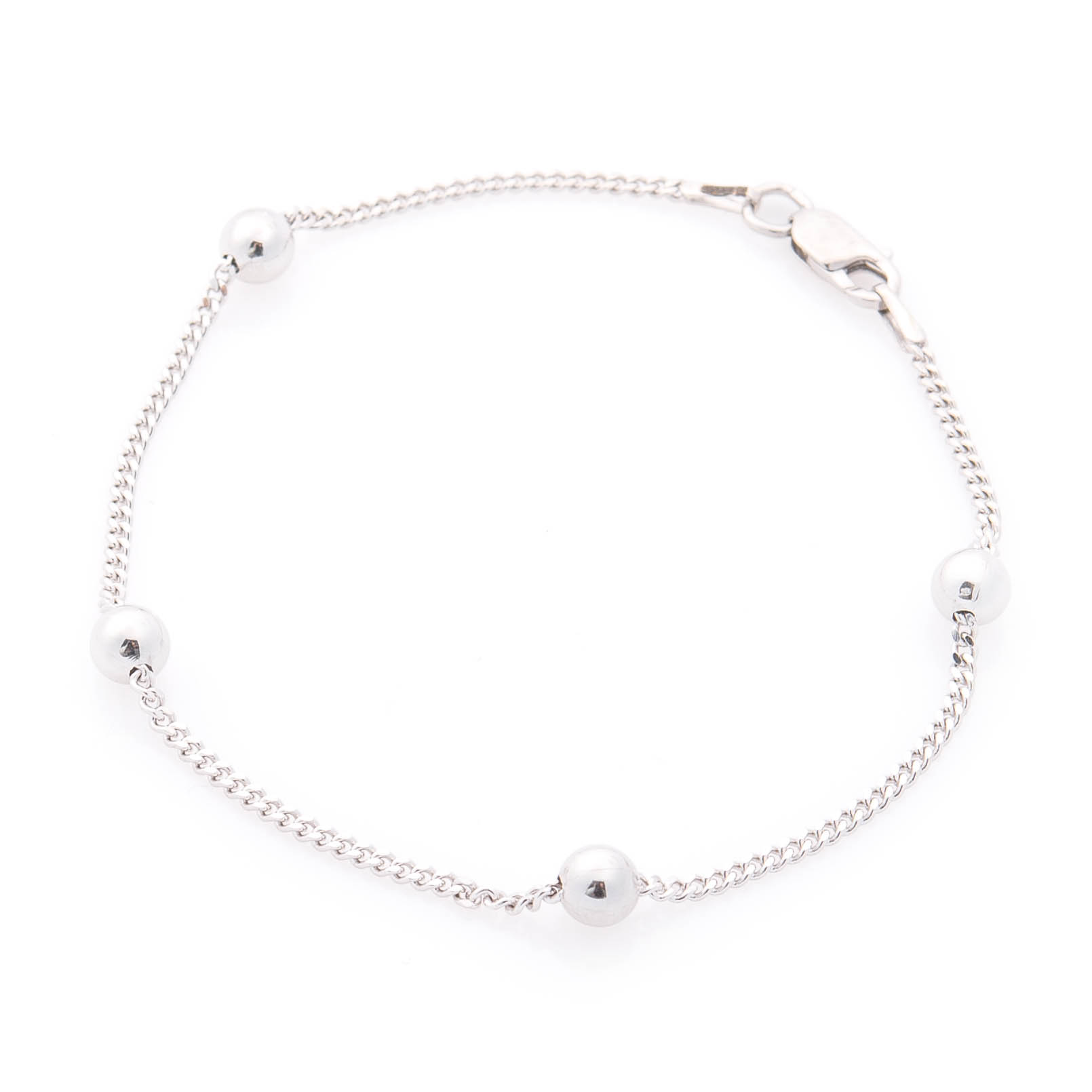 

Серебряный браслет S-ONIKS с шарами 19 см (2.8 г) модели 141301-2,8-19