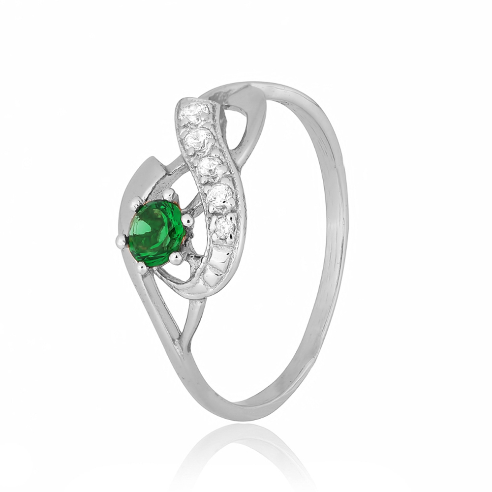 

Серебряное кольцо Silvex925 18.1 мм с фианитом (вес 1.5 г) модели К2ФИ/154-К