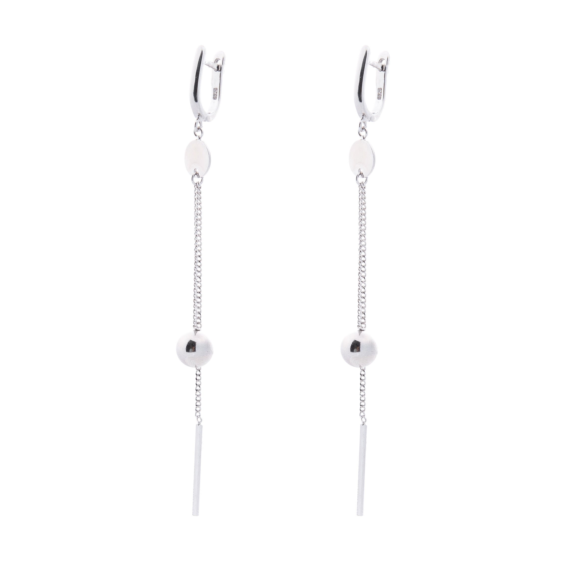 

Серебряные серьги S-ONIKS (6 г) модели 122224-6,0