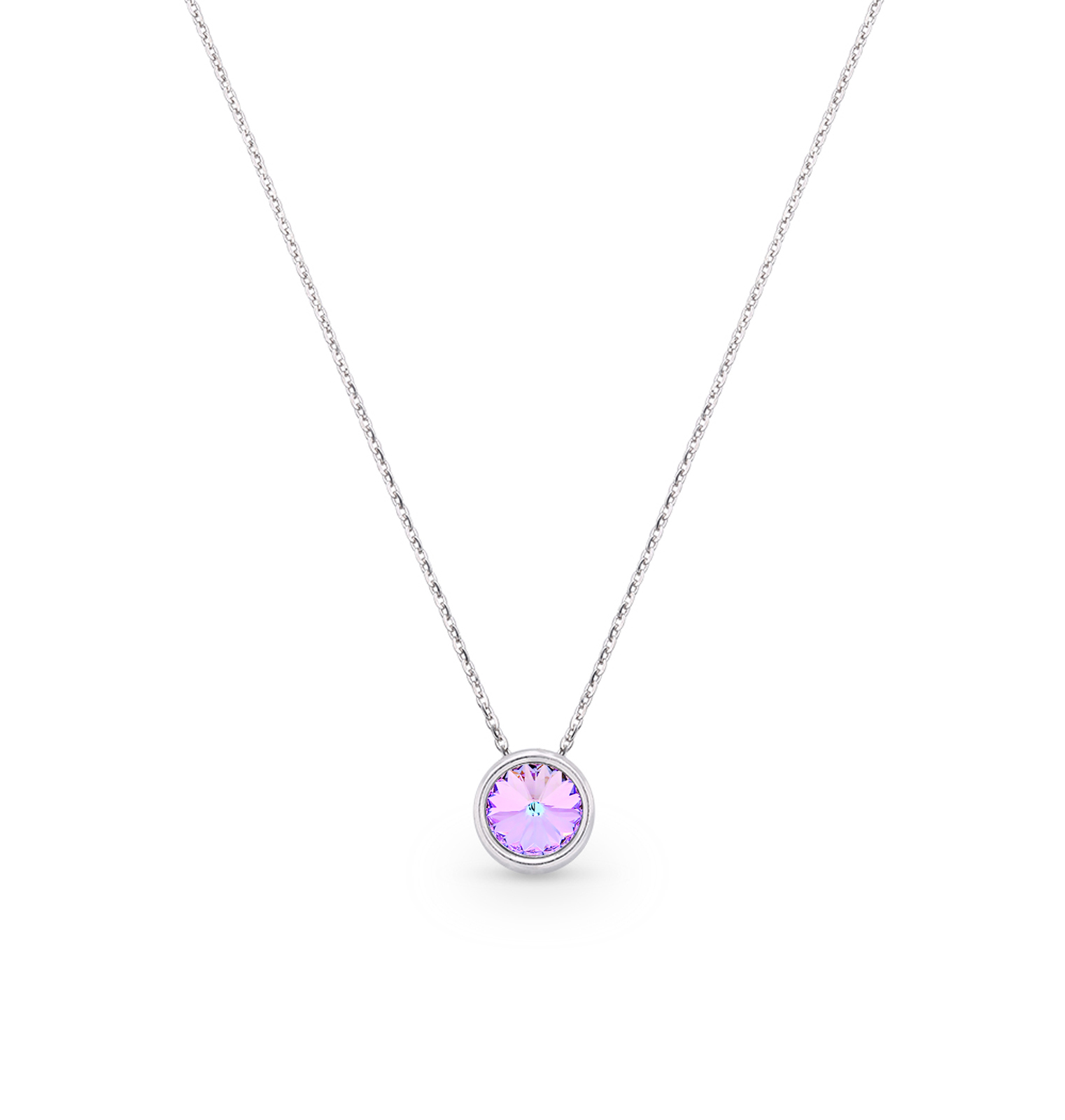 

Серебряный кулон c цепочкой SPARK Tiny Bonbon со Swarovski модели NR1122SS29VL