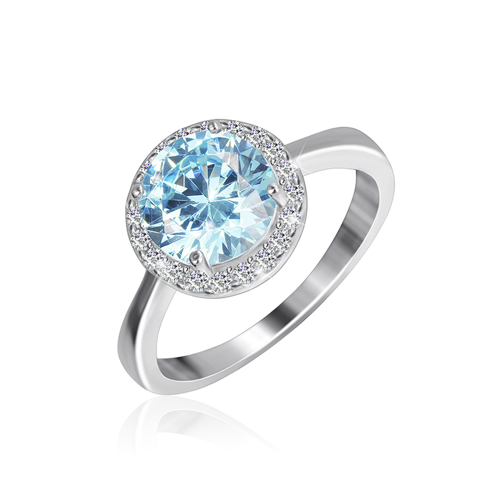 

Серебряное кольцо Silvex925 20 мм с фианитом (вес 2.8 г) модели КК2ФТ/408-Р