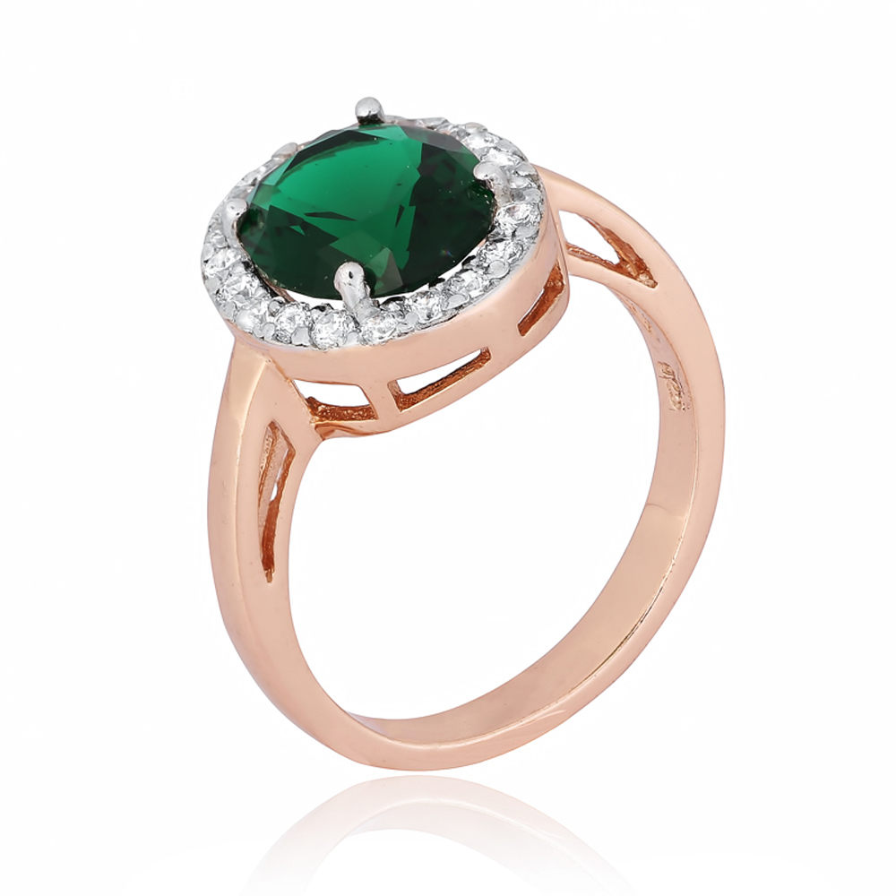

Серебряное кольцо Silvex925 15.9 мм с фианитом (вес 3.3 г) модели КК3ФИ/410-В