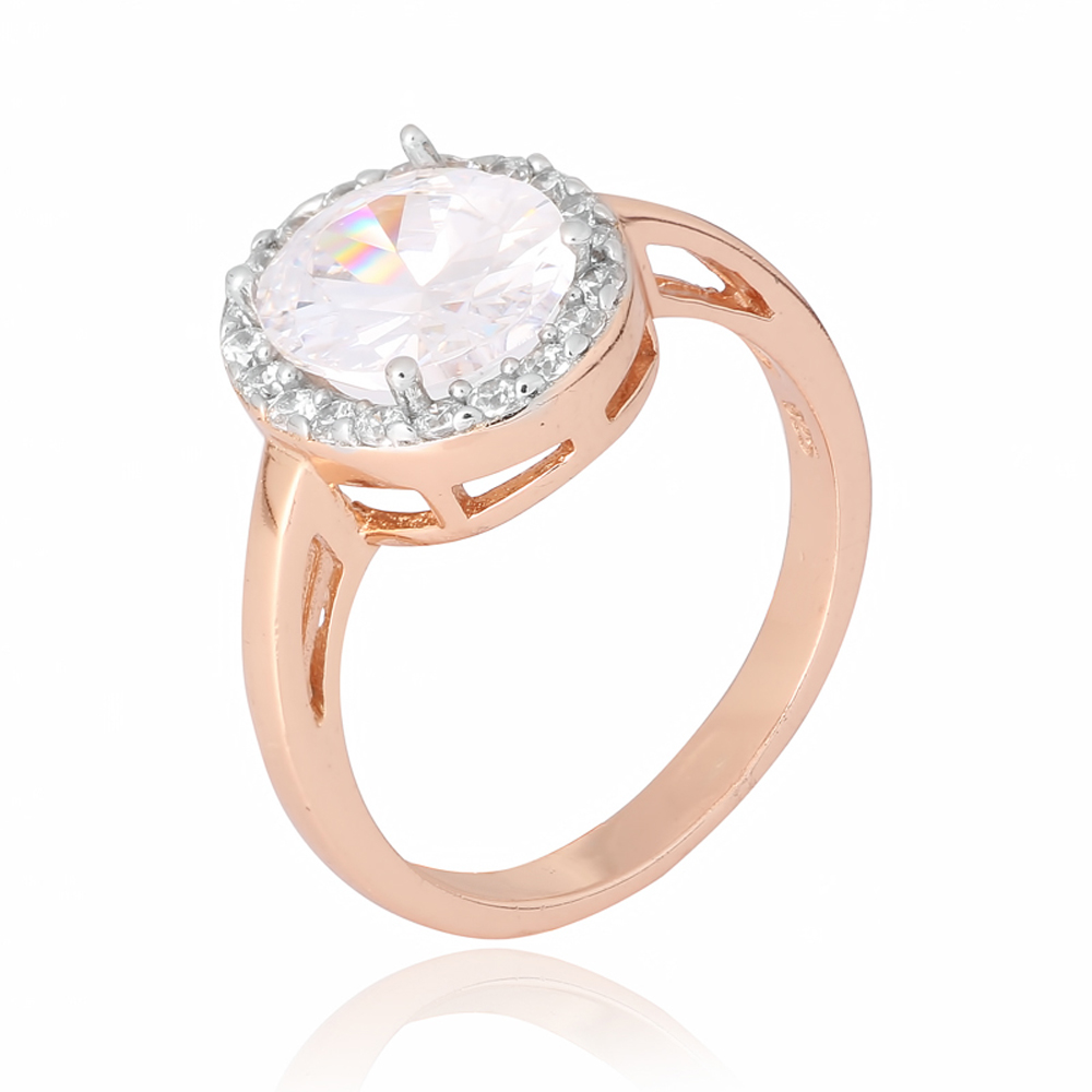 

Серебряное кольцо Silvex925 18.4 мм с фианитом (вес 3.9 г) модели КК3Ф/410-Л