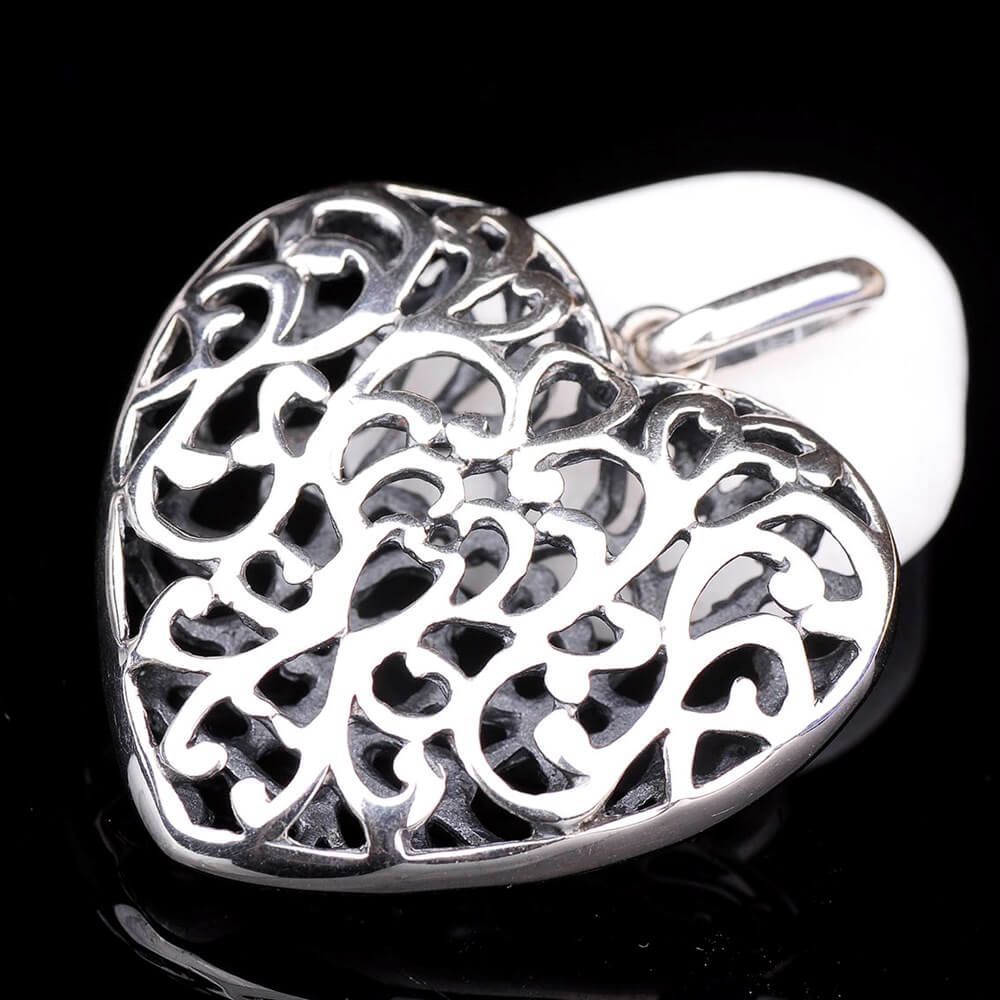 

Серебряная ажурная подвеска S-ONIKS «Сердце» (11.6 г) модели 131934-11,6