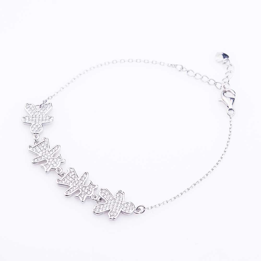 

Серебряный браслет S-ONIKS «Мальчики и девочки» 21 см с фианитом (5.1 г) модели 14994-5,1-21