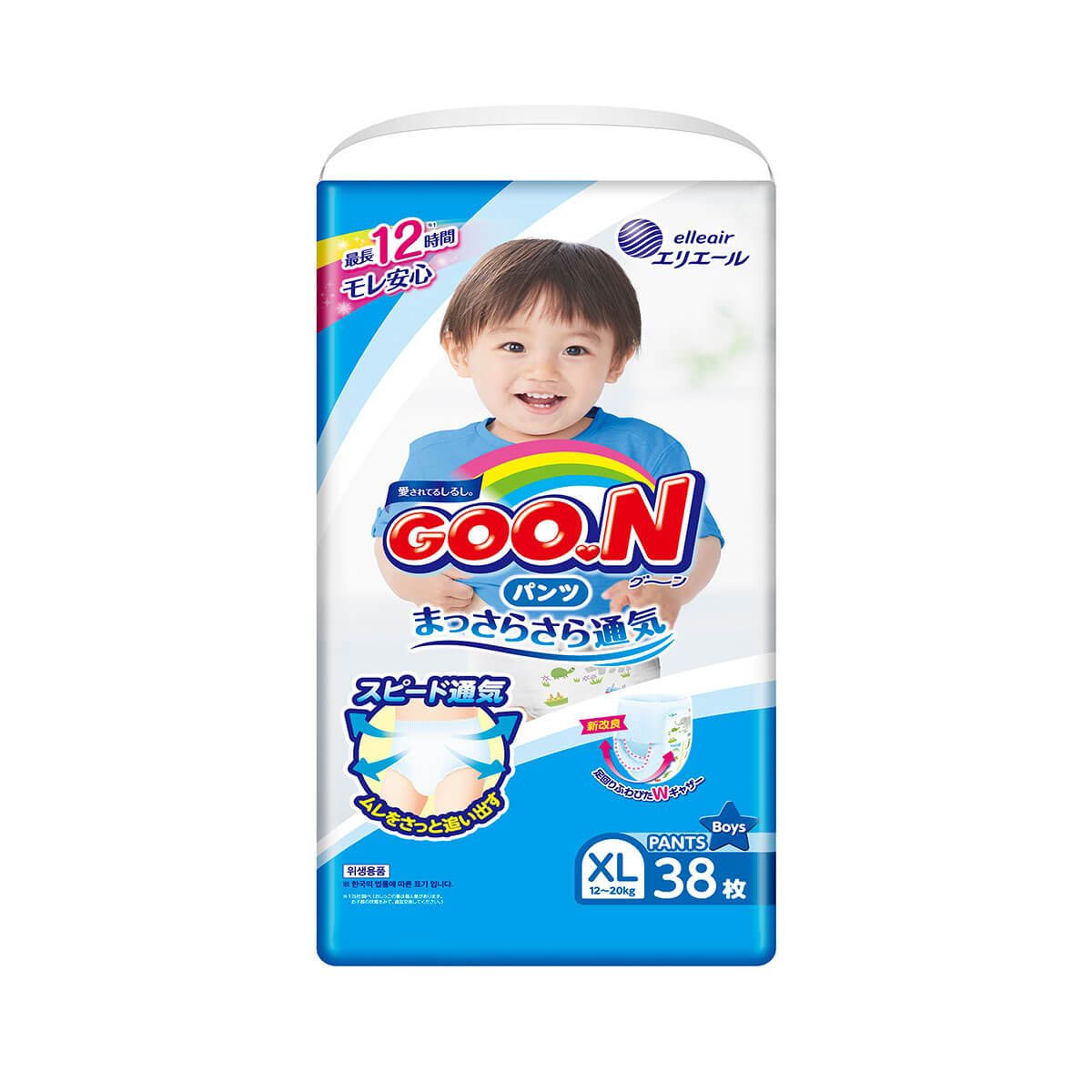 

Підгузки трусики Goo.N для хлопчиків розмір XL (843098)