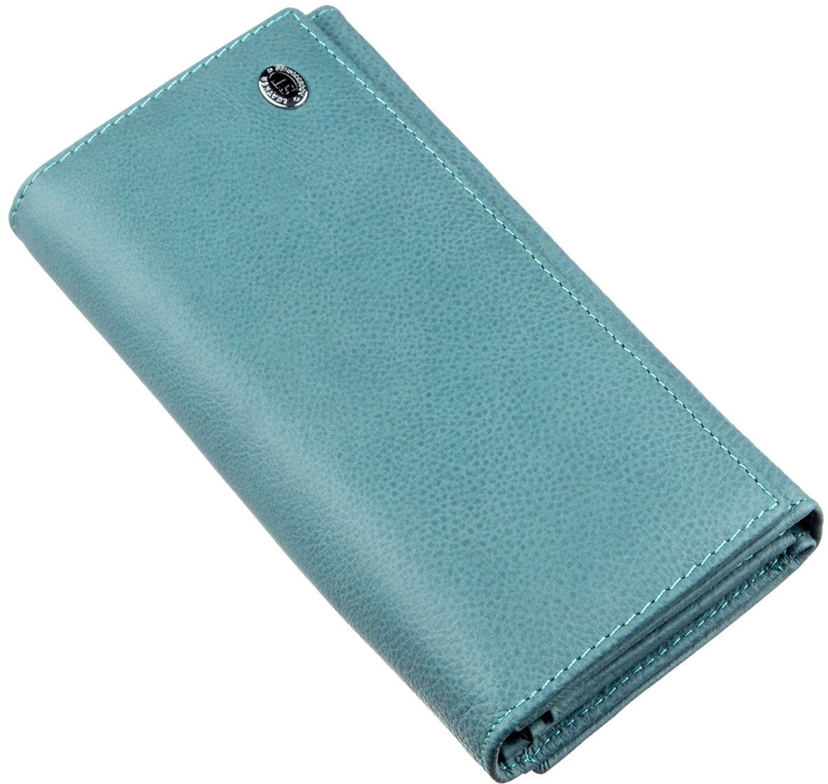

Женский кошелек кожаный ST Leather Accessories 18883 Голубой