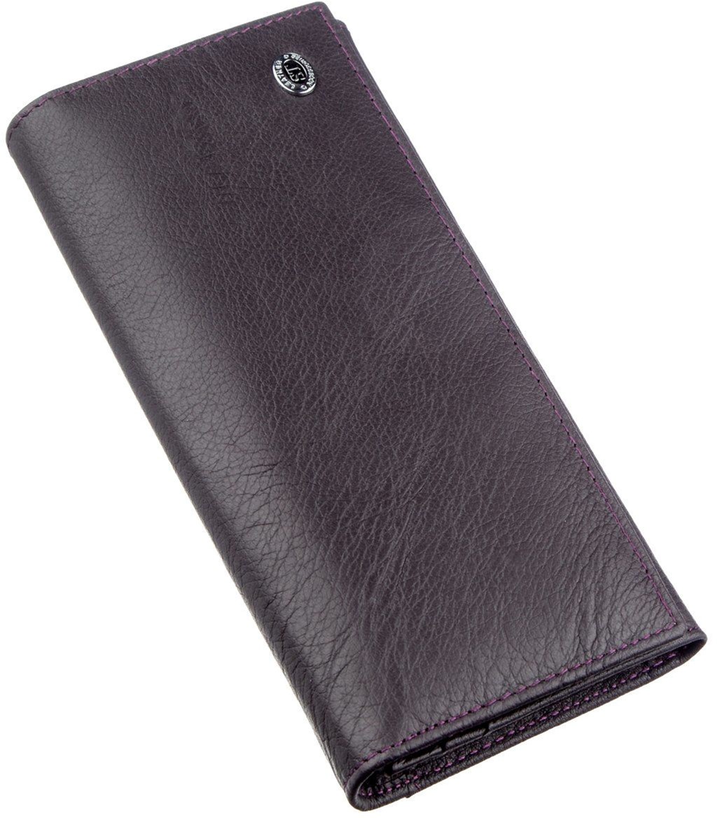 

Кошелек кожаный ST Leather Accessories 18898 Фиолетовый