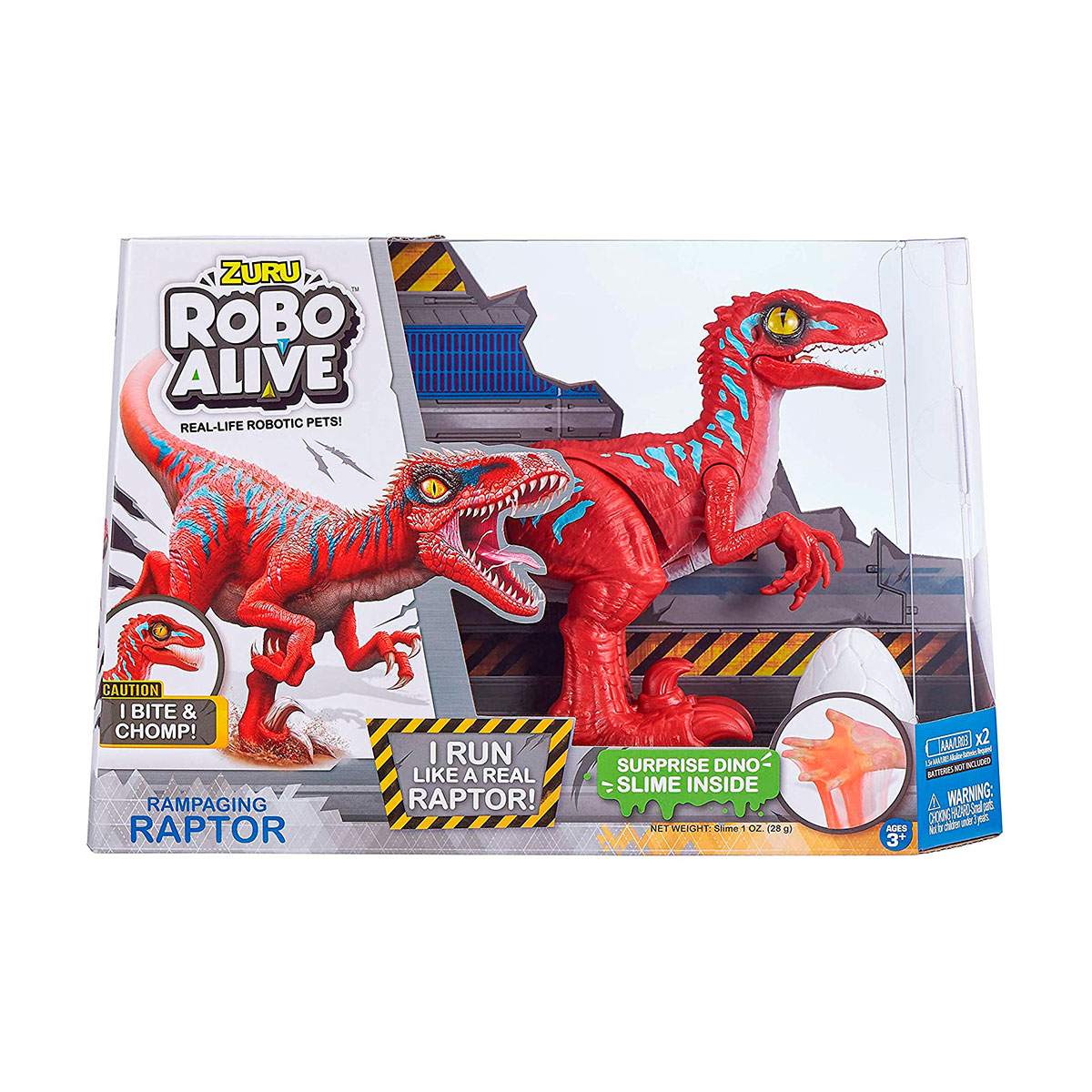 

Інтерактивна іграшка Robo Alive Велоцираптор червоний (25289R)