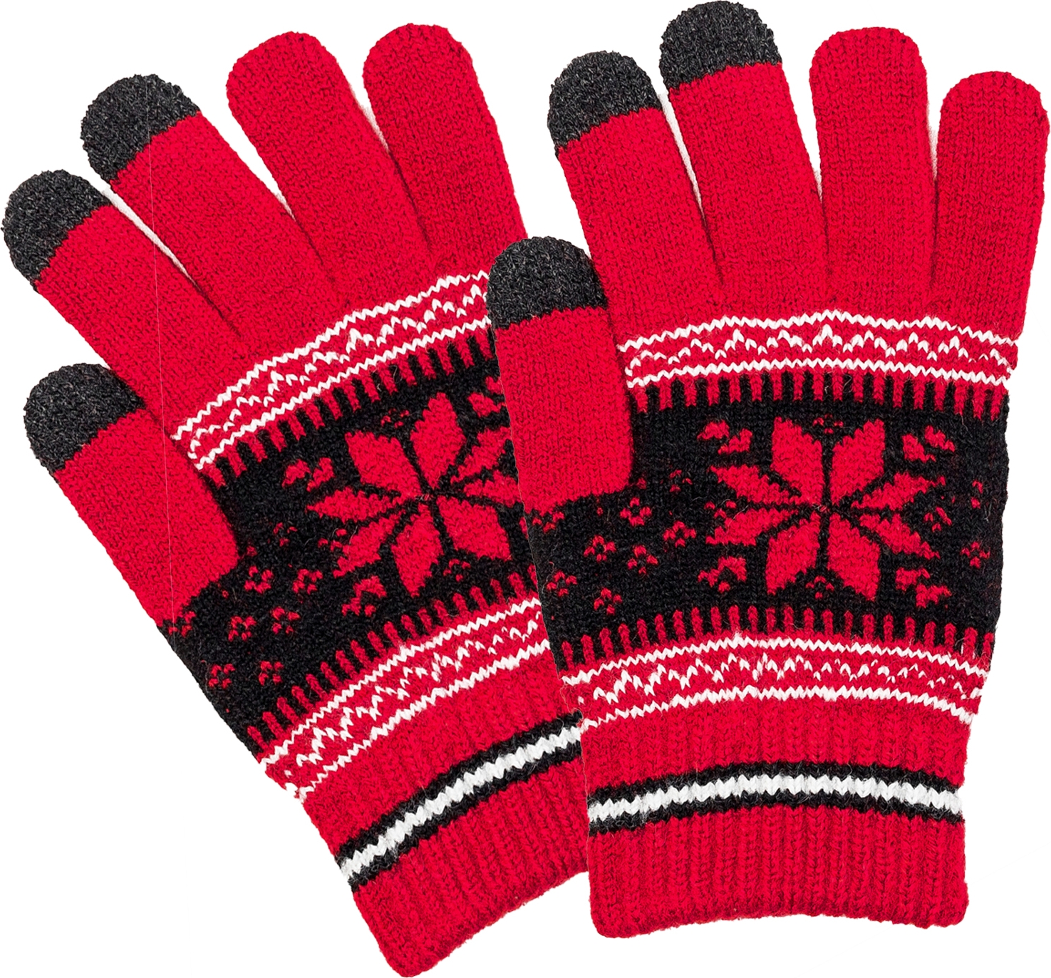 

Перчатки XoKo для сенсорных экранов Ornament Black/Red (XK-TouchGloves-BR)