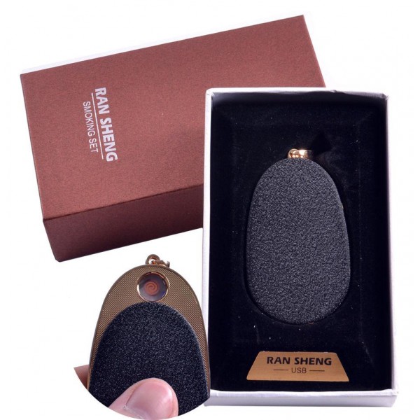 

USB зажигалка-брелок в подарочной упаковке "Кулон" (Спираль накаливания) №4867-3