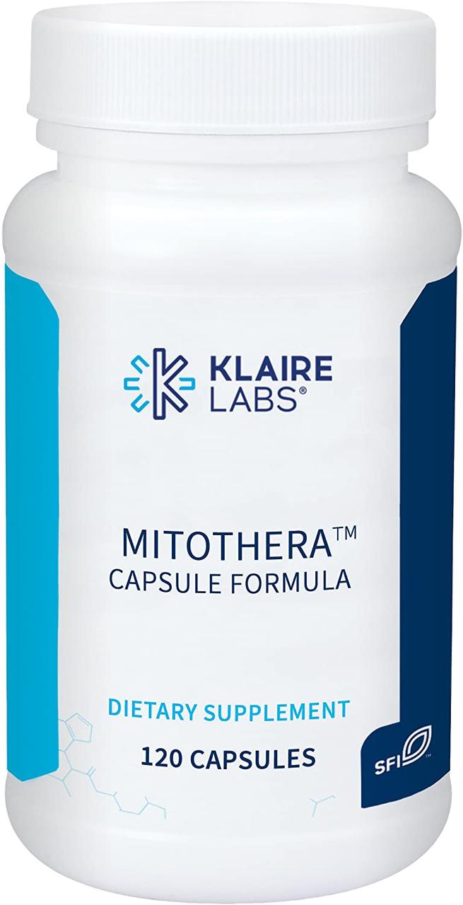 

БАД Klaire Labs Mitothera with CoQ10 as Ubiquinone and Red Grape Extract / Поддержка михотондрий 120 капсул