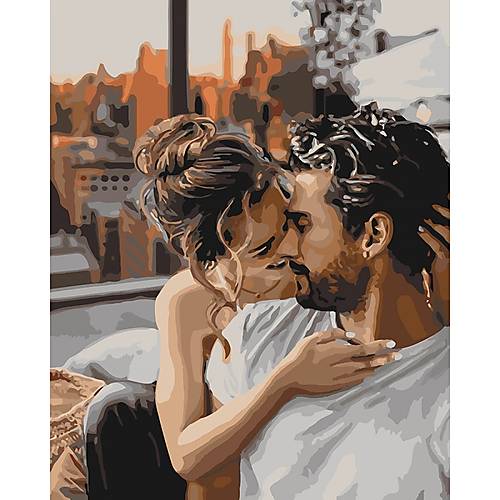 

Рисование по номерам "Нежность чувств" 40*50см Идейка (КНО4655)