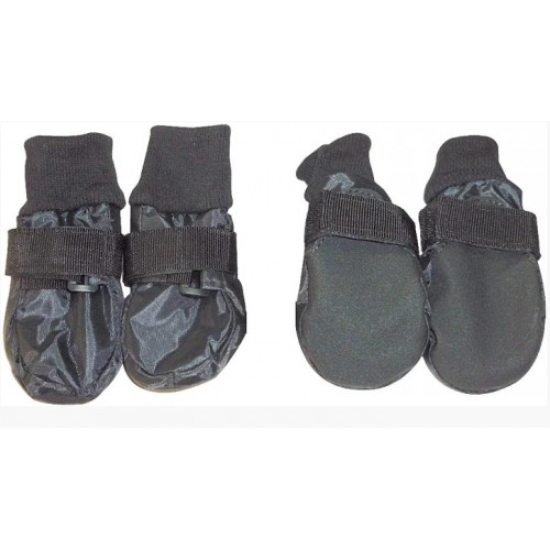 

Ботинки для собак на липучке Croci Scarpe Per Cani нескользящая подошва черные L