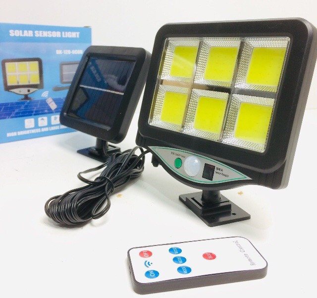 

Прожектор фонарь уличный UKC ВК-128 с пультом Solar Sensor Light
