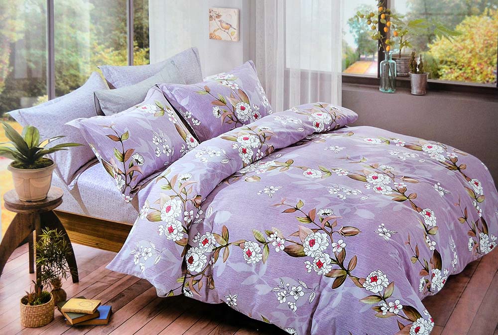 

Комплект постельного белья Komfort-tekstil Джози, бязь (Двуспальный на резинке)