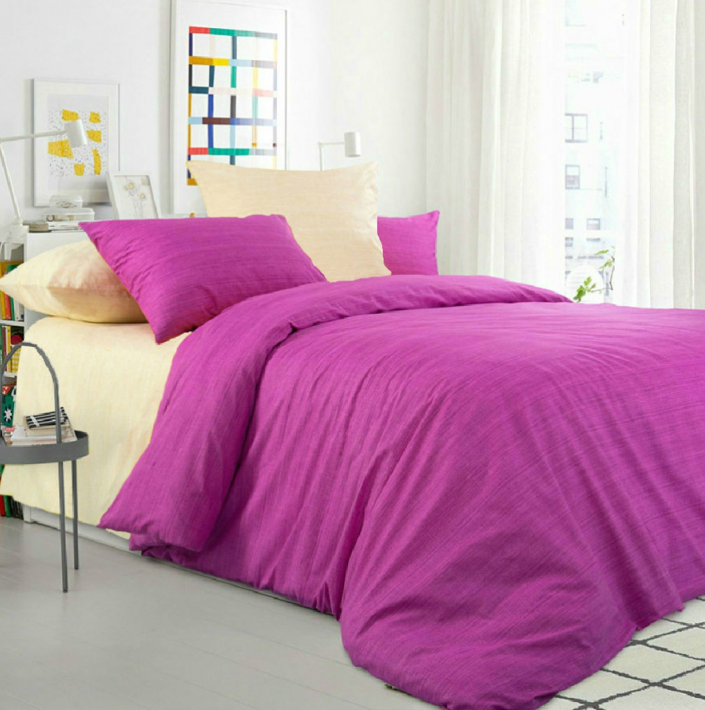 

Комплект постельного белья Komfort-tekstil Эко 12+2, перкаль (Евро на резинке)