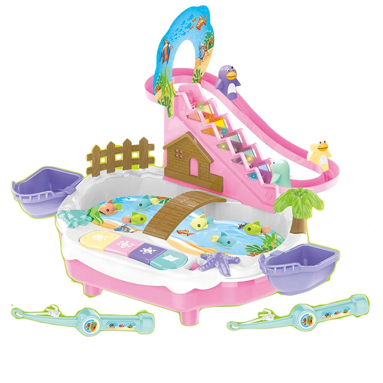 

Детский игровой набор XMT Toys Рыбалка 9941 (свет, звук) розовый