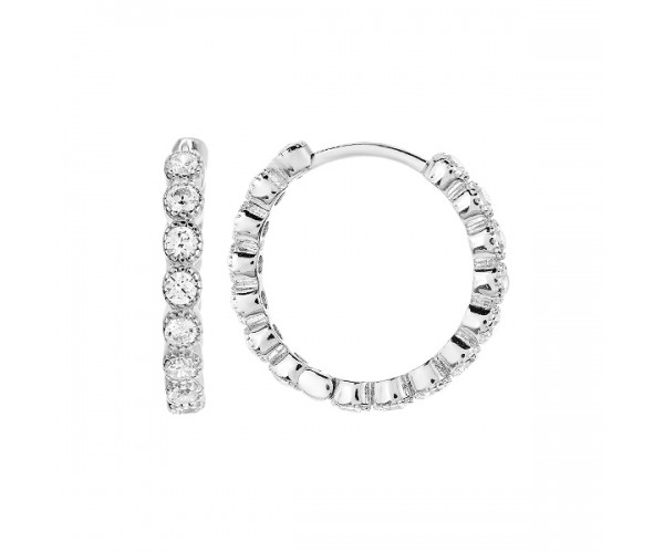 

Серьги-конго серебряные дорожка с фианитами D4152OR0019 R14