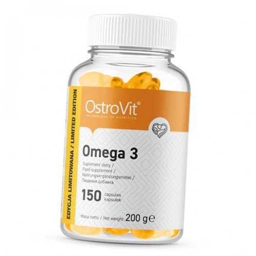 

Жирные кислоты, Омега 3, Omega 3, Ostrovit 150капс (67250005)