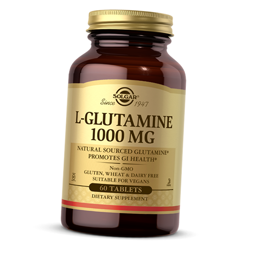 

Глютамин, L-Glutamine 1000, Solgar 60таб (32313001)