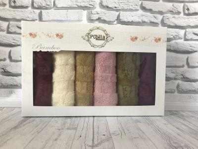 

Набор махровых полотенец Pupilla Bamboo 30* 50 6в1