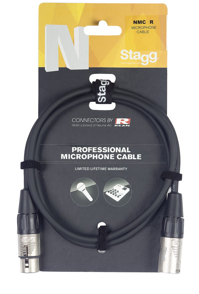 

Микрофонный кабель XLR Male-XLR Female 6м Stagg NMC6R