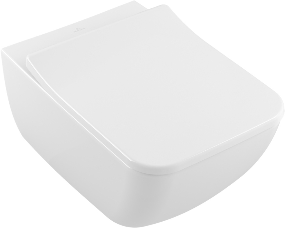 

Унитаз подвесной VILLEROY & BOCH Legato DirectFlush Rimless 5663RSR1 с сиденьем 9M96S101 Slim SoftClose дюропласт