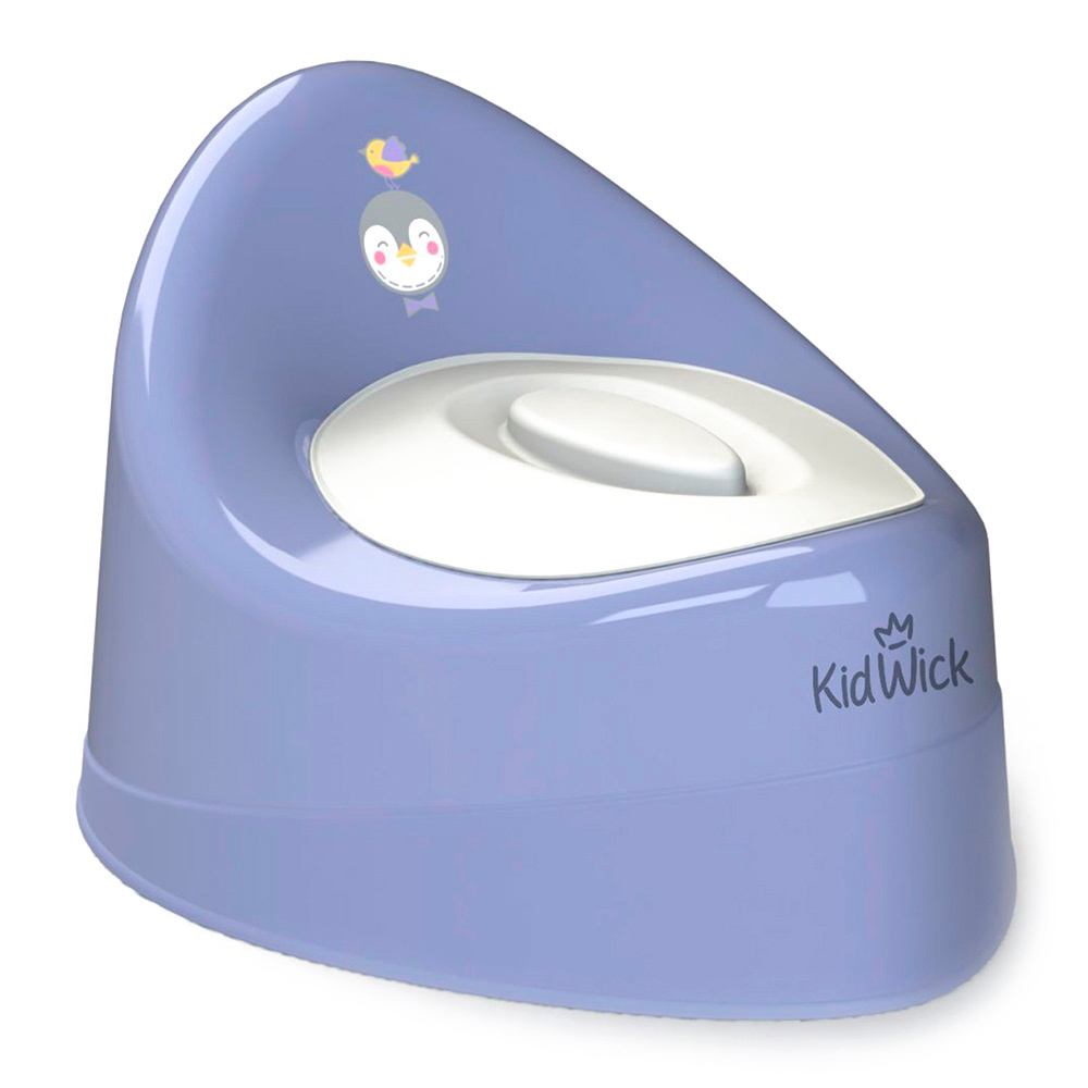 

Горшок детский Kidwick Ракушка с крышкой Фиолетово-белый (K0030402)
