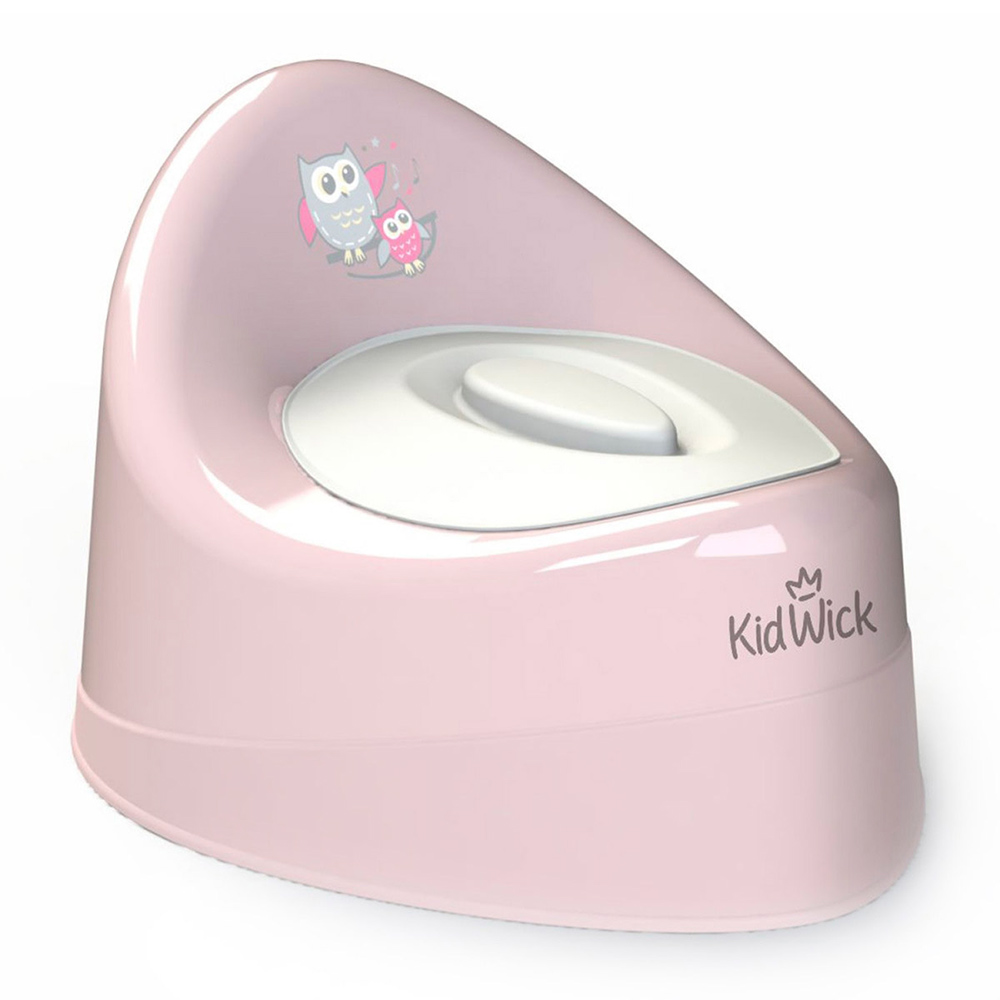 

Горшок детский Kidwick Ракушка с крышкой Розовый/белый (K0030202)