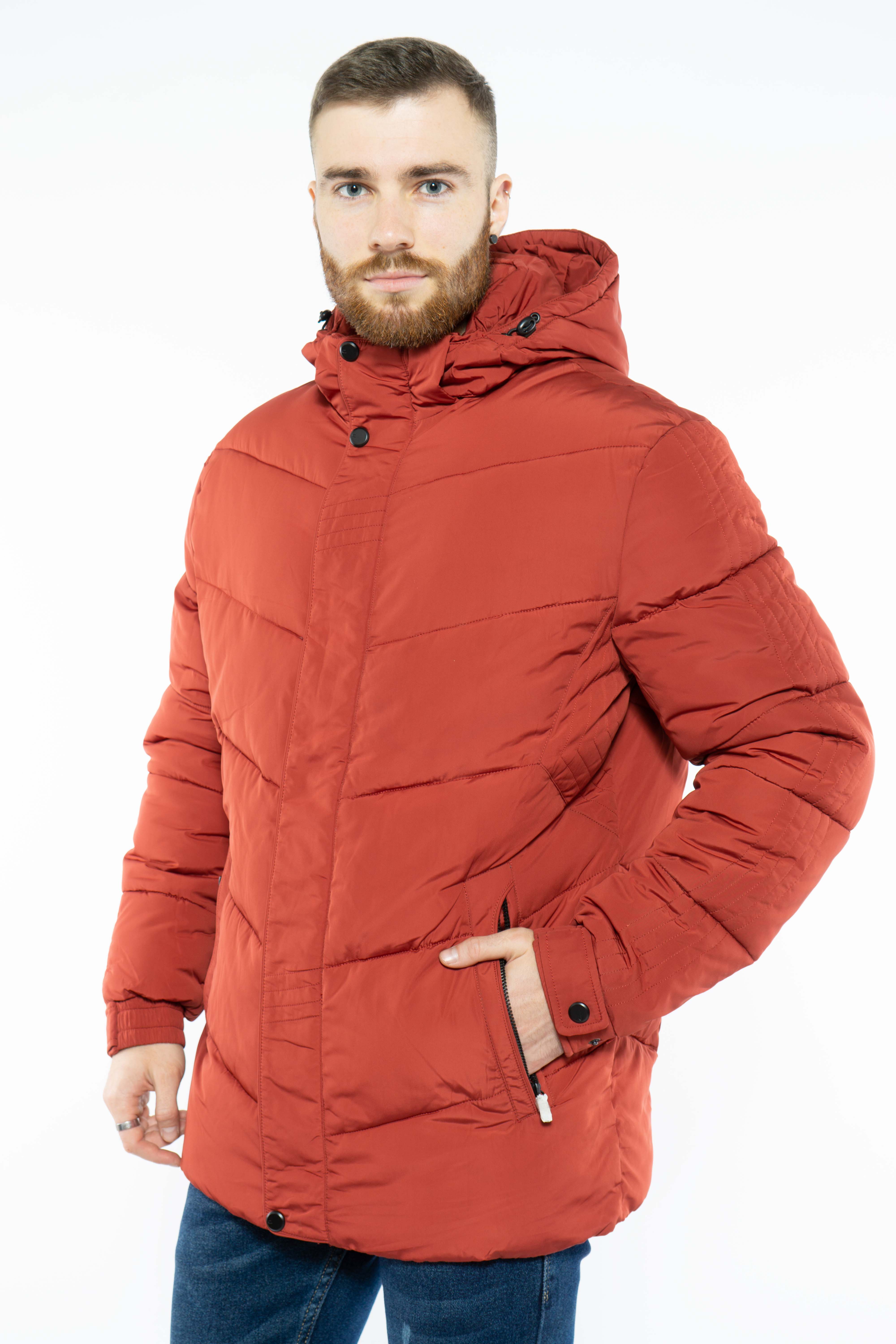 

Теплая зимняя куртка Time of Style 157P1671 48 Терракотовый