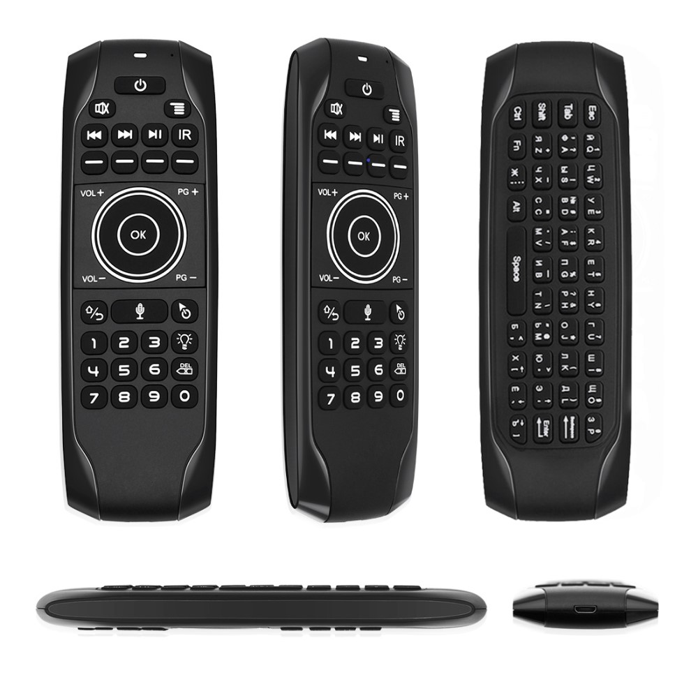 

Пульт с голосовым управлением G7v PRO Аеромиша с подсветкой, миниклавиатурою Black