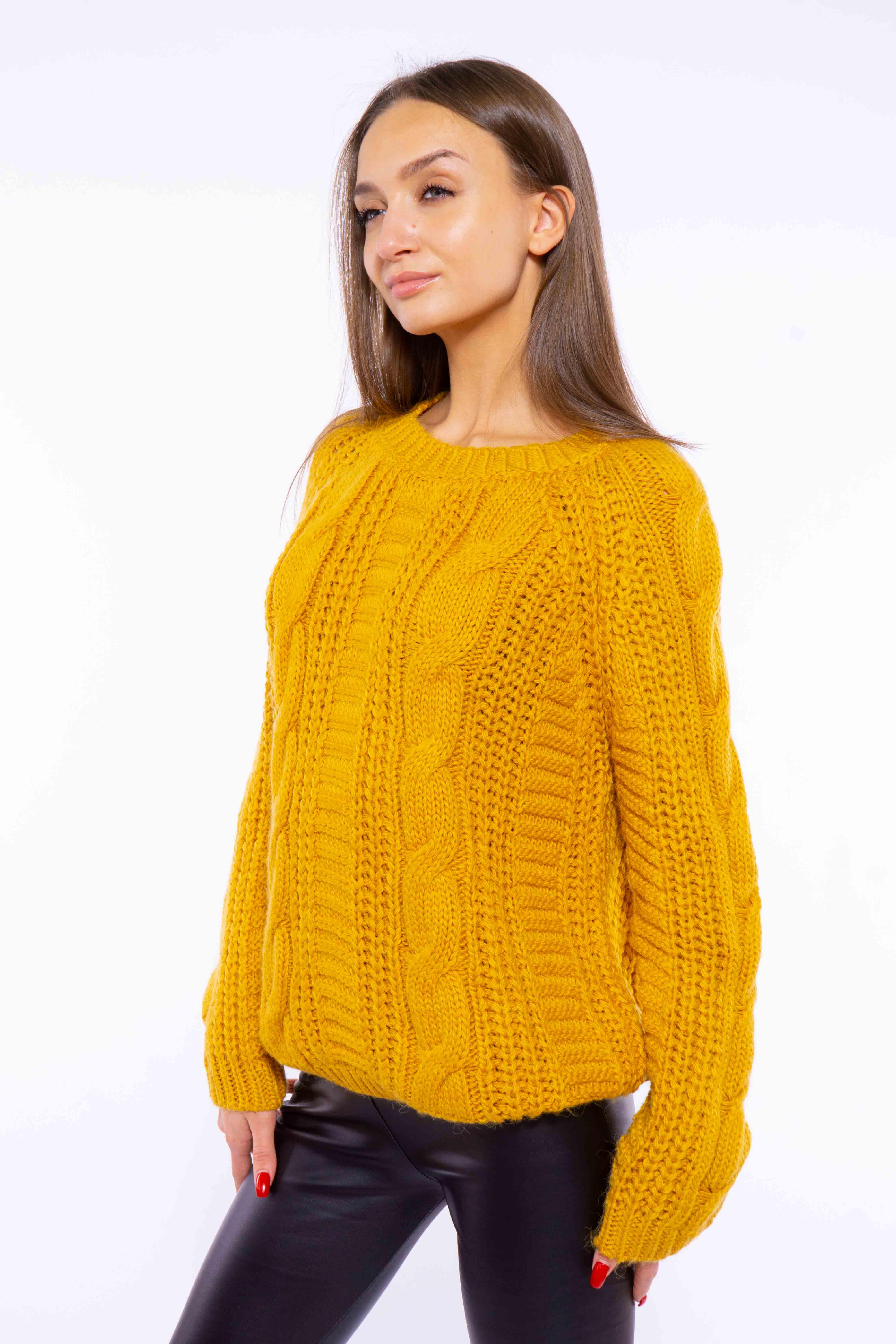 

Свитер женский Time of Style 120PNA19321 M-L Горчичный