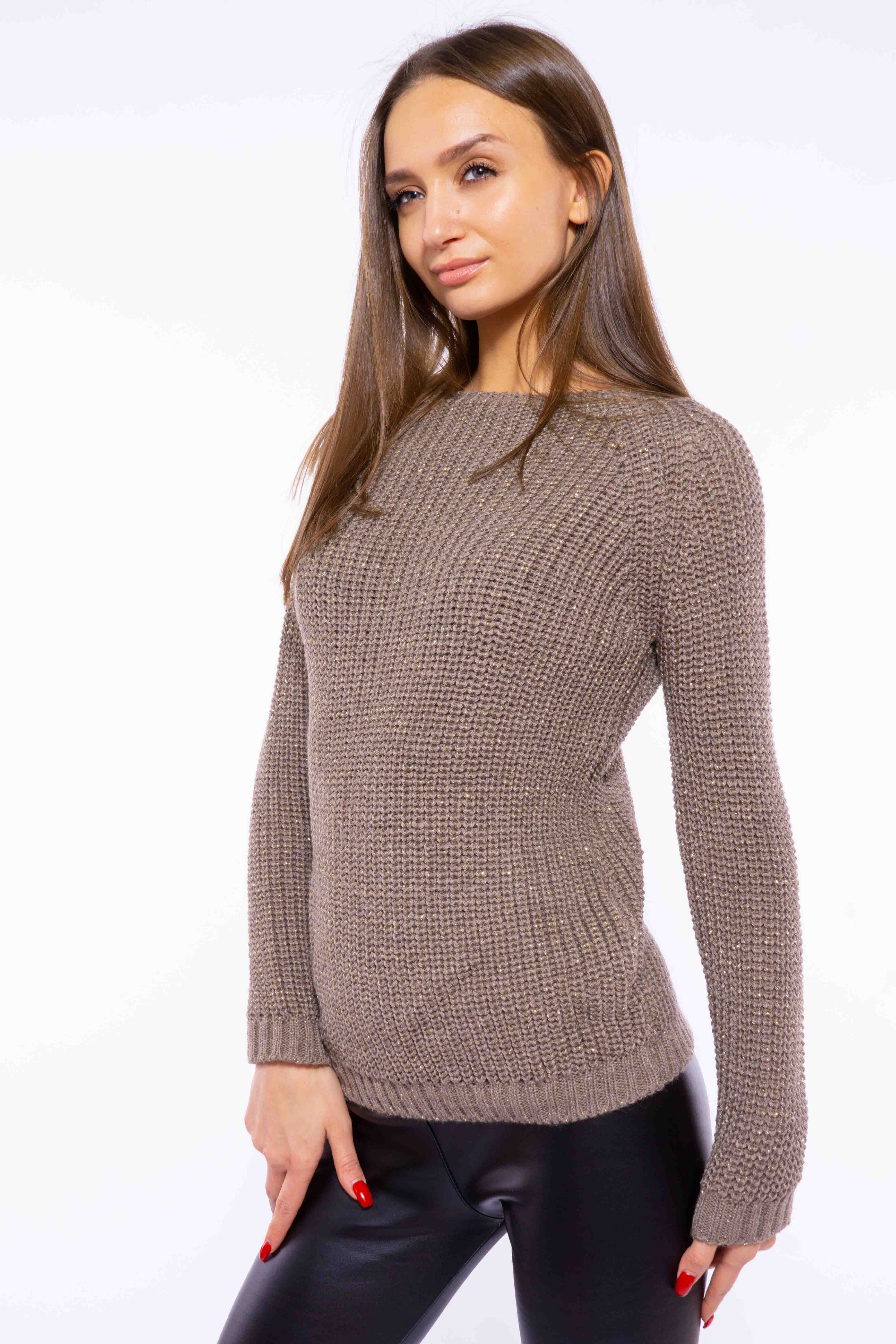 

Свитер женский в стиле Casual Time of Style 120PRZGR4001 S-M Кофейный