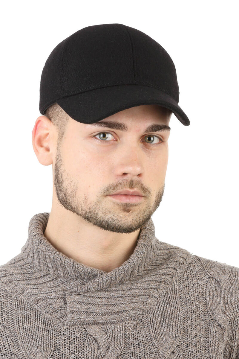 

Бейсболка черная из ткани 59см LF Label