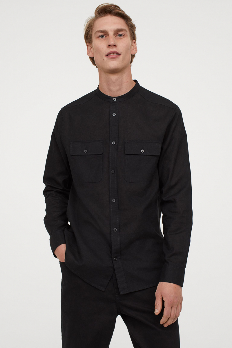 

Сорочка лляна H&M 0883274003