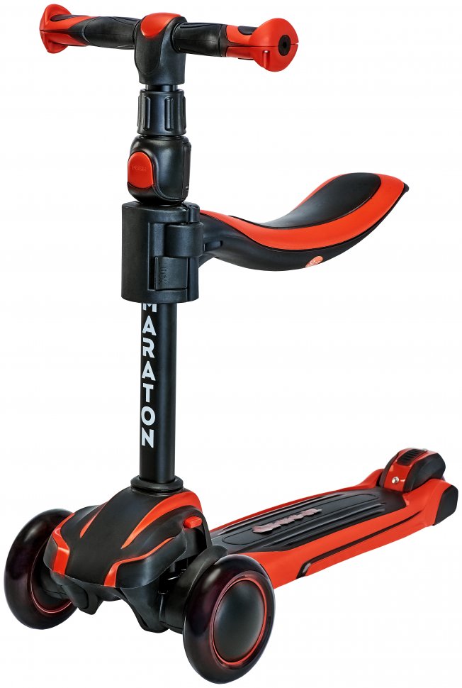 

Детский трехколесный самокат Maraton Flex Max с быстрым складыванием (Red)